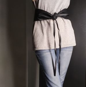 Free w/ Purchase🤑 Vegan Pleather Black Belt